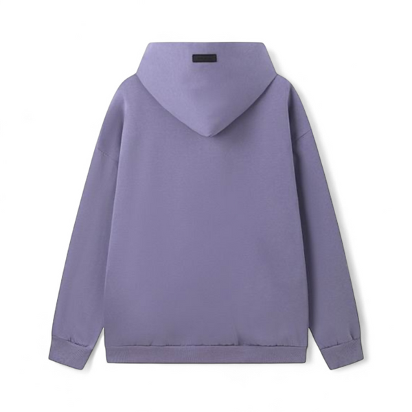 2024” Fear Of God Essential Heavy Fleece Hoodie “Lavender”