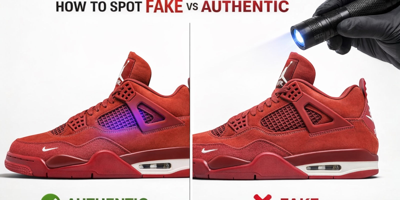 How to Spot Fake Jordans Fast