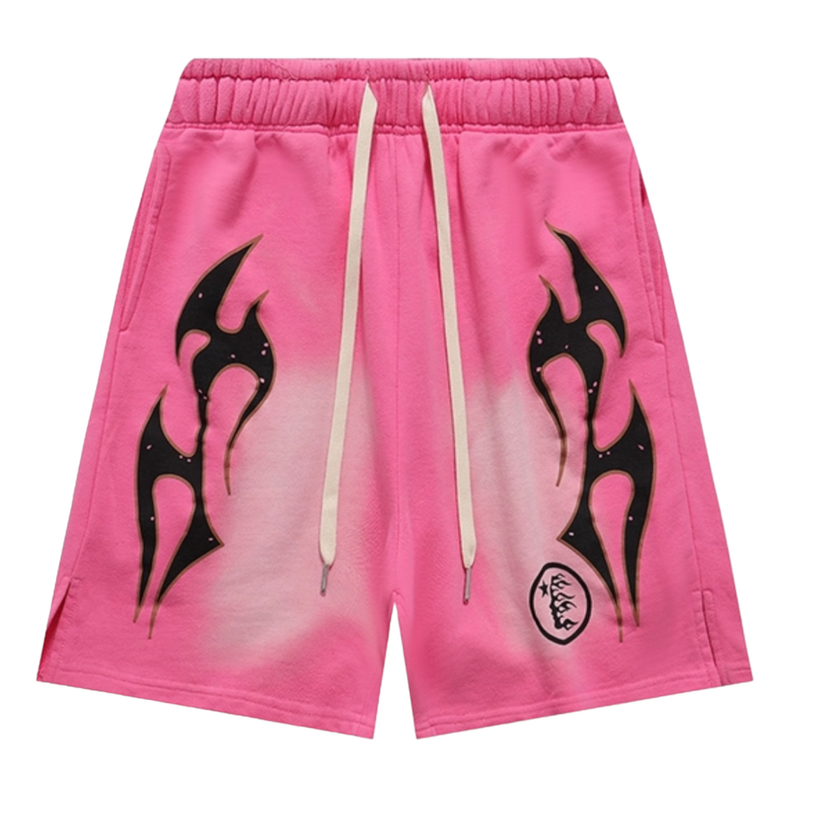 HELLSTAR Mark Washed Short “Pink Black”