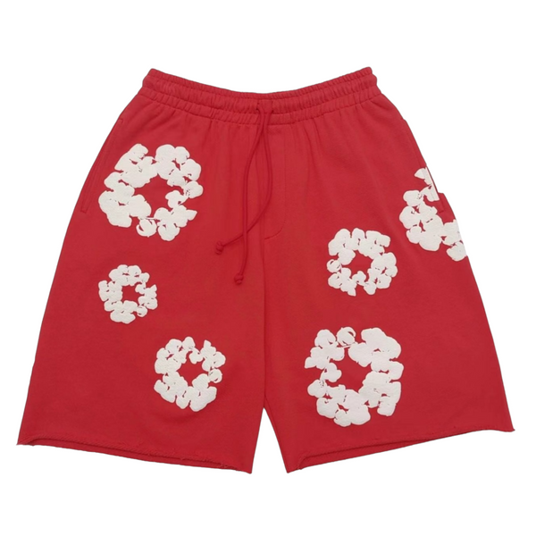 Denim Tears The Cotton Wreath Short “Red”