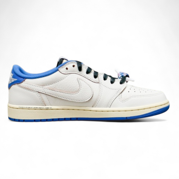 2025 Jordan 1 Retro Low SP Fragment x Travis Scott Sail Military Blue