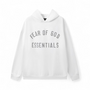 Fear Of God Essential Fleece Hoodie White
