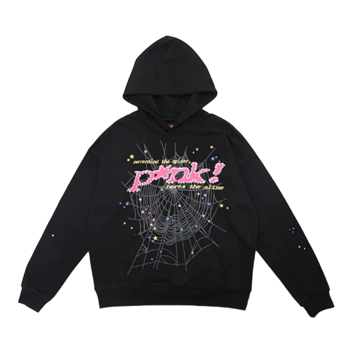 Sp5der Hoodie Black “Pink”