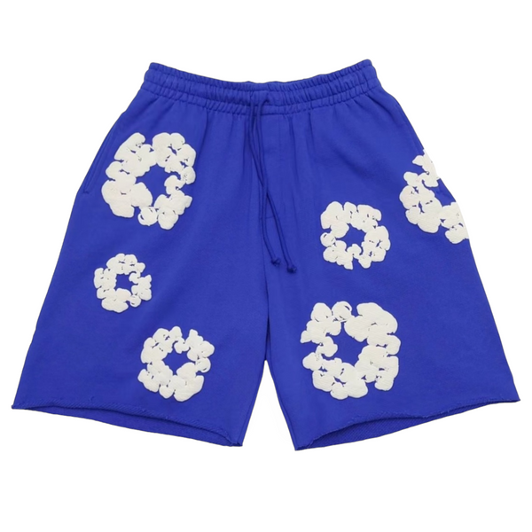 Denim Tears The Cotton Wreath Short “Royal Blue”